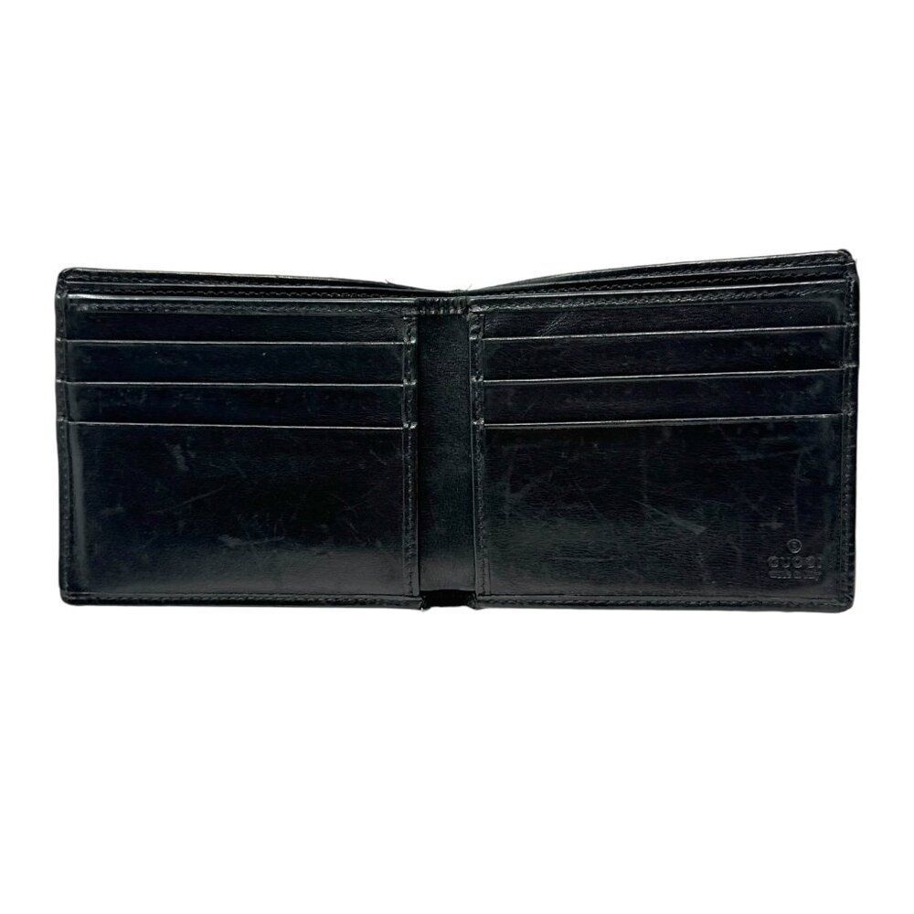 Gucci GG Canvas Leather Bifold Wallet - Picture 4 of 7